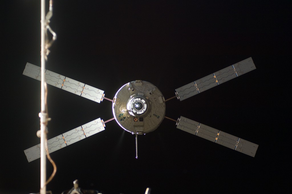 ATV-2 in orbit. Credit: ESA/NASA