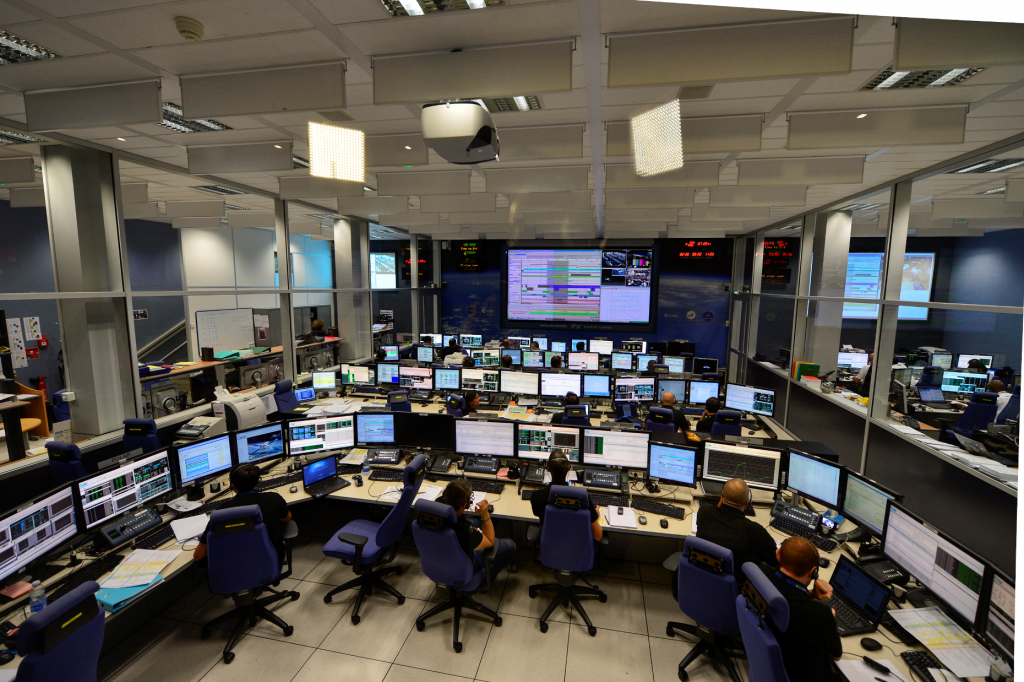 ATV Control Centre. Credits: CNES