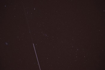 @McNumber “Son and I just spotted #ISS and #ATV5 above our house. Greetings from Germany!”