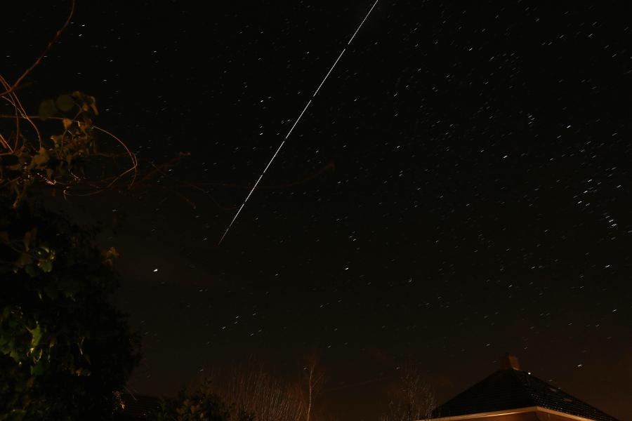@cgbassa “just departed #ATV5 and #ISS passing over NL”