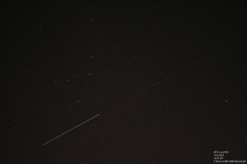 Kevin Gräff @Kevin_Graeff “#ATV5 and #ISS passing over Riedstadt (Germany)”