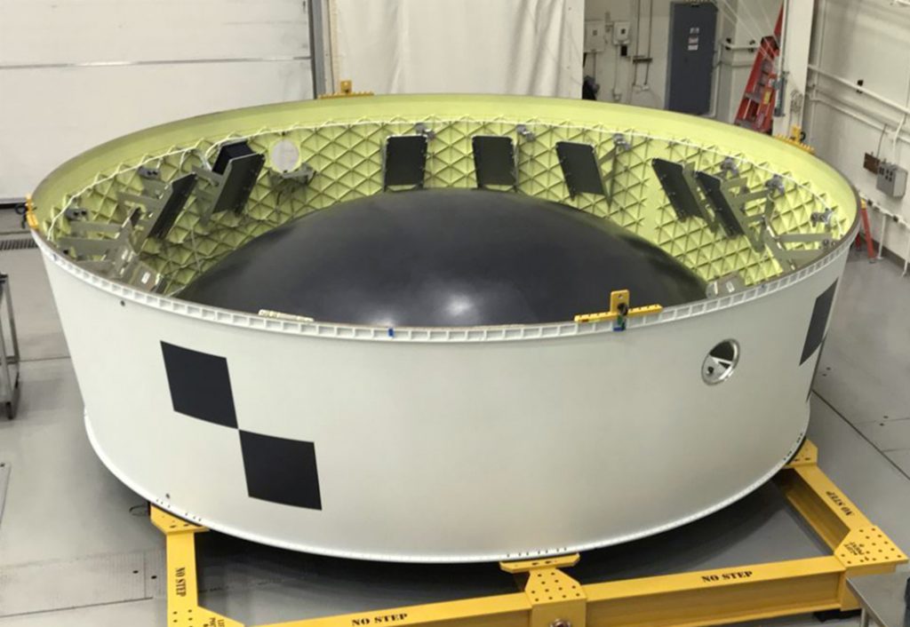 The Orion stage adaptor flight hardware ready to travel to NASA's Kennedy Space Center in Florida. Credits: NASA