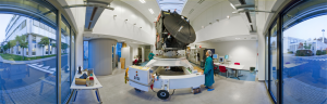 Rosetta engineering model at ESOC. Credit: ESA/J. Mai