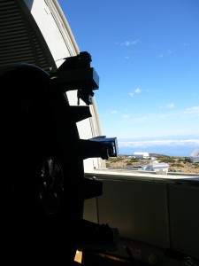 View from ESA's Optical Ground Station, Tenerife. Credit: ESA