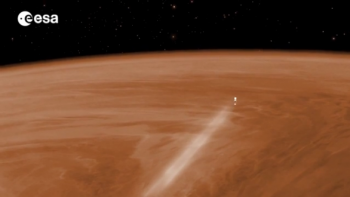 Venus Express aerobraking Credit: ESA