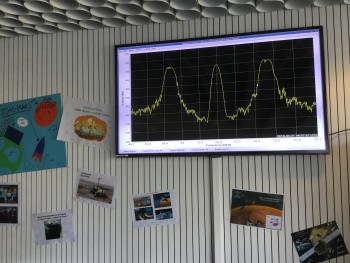 ExoMars/TGO signal plot - just before it was lost