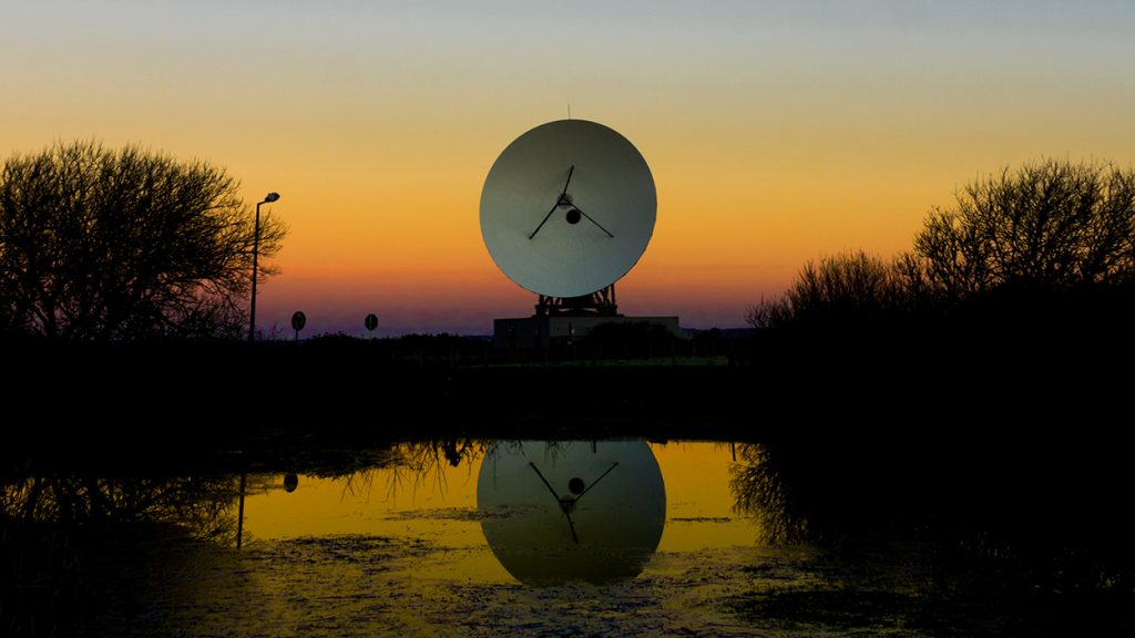 Goonhilly Earth Station's 32 m deep space antenna