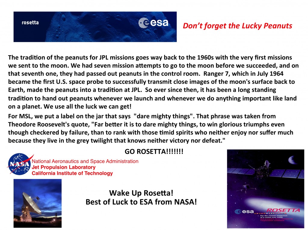Good luck to Rosetta!