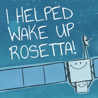 Facebook cover image free for download to all those who helped wake up Rosetta