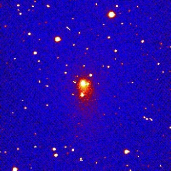 False-colour image of Comet Tempel-1 by OSIRIS, on 4 July 2005