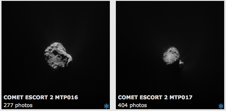 Caption: The latest Archive Image Browser release. Click to enter browser. All images: ESA/Rosetta/NAVCAM, CC BY-SA IGO 3.0.