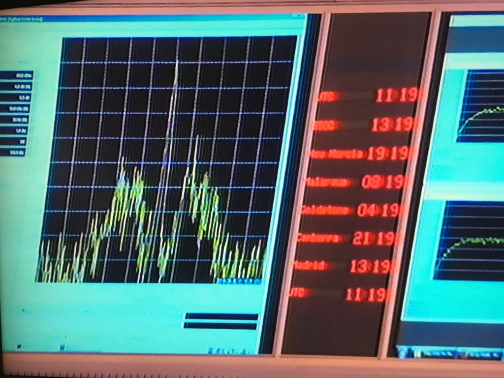 Rosetta's radio signal starts to fade... Credit: ESA