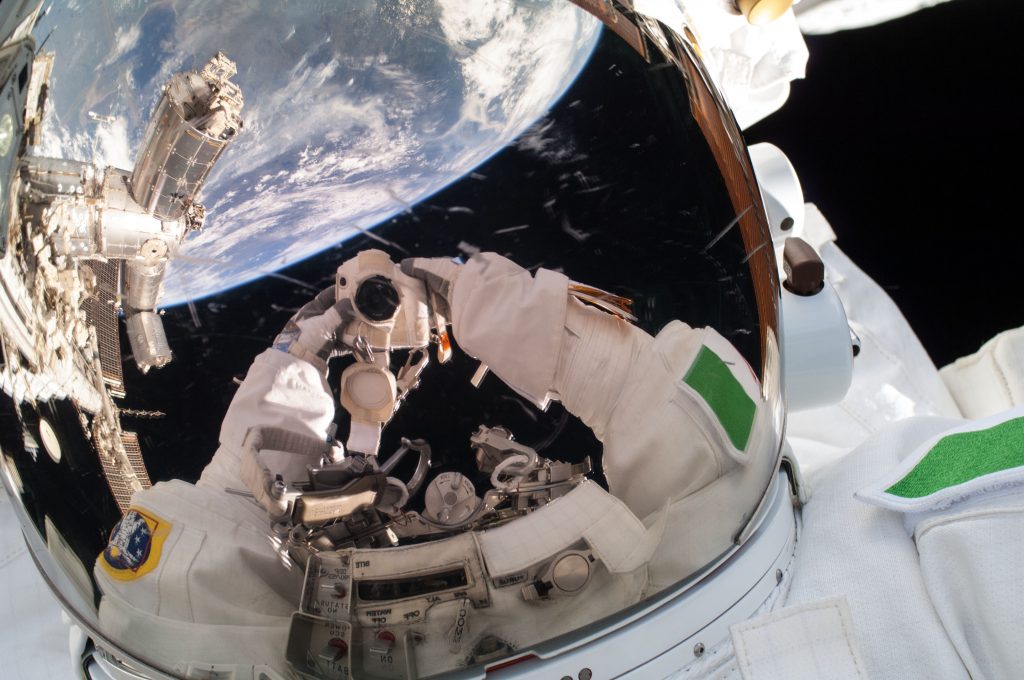 Luca selfie Credit: ESA/NASA/L. Parmitano