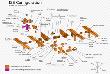 Space Station structure. Credits: Wikimedia