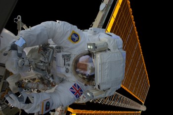 Tim Peake during spacewalk. Credits: ESA/NASA