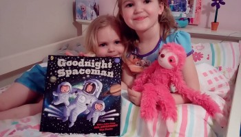 Thank you Tim Peake we've really enjoyed the story tonight love Sydney and Pippa Head aged 6 and 3. From Yeovil Somerset UK