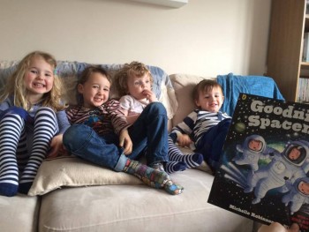 Please could you somehow send this to Tim Peake and thank him for getting my family excited about space. They love following him on Facebook. X