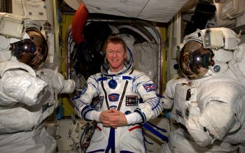 Tim Peake checking his Sokol suit a week before departure. Credits: ESA/NASA